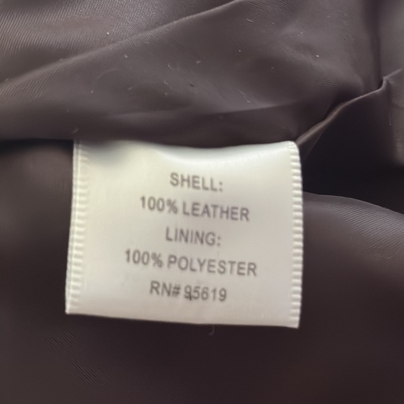 Uniform John Paul Richards Blocked Leather Suede Skirt - Picture 5 of 6